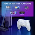 thumbnail image 2 of Mando para videojuegos compatible con PS5, barra luminosa, seis ejes, doble vibración, accesorio inalámbrico para videojuegos, 2 of 7