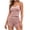 Pink, variant on Loungewear for Women,Camisole Pajamas Set for Women Lace Trim Crop Top with Ruffle Shorts Sleepwear 2 Pieces Pjs Lounge Sets