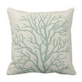 thumbnail image 1 of RYLABLUE Taie d'Oreiller Récif de Corail Tan dans des Branches d'Écume de Mer Housse de Coussin 20x20 Pouces, 1 of 1