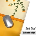 thumbnail image 4 of Cute Cat Desk Mat XL -31.5x15.7in- Kawaii Escaping Orange Cat Desk Pad-Moon Floral Keyboard Mat-with Non-Slip Base Stitched Eges, 4 of 6