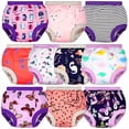 thumbnail image 1 of BIG ELEPHANT Pantalones de Entrenamiento para Niñas Bebés, Ropa Interior de Entrenamiento para Niñas Pequeñas, Paquete de 10, 12-24 Meses, 1 of 13