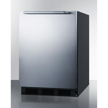 Summit Appliance - 5.5 Cu. Ft. Mini Fridge - Stainless Steel