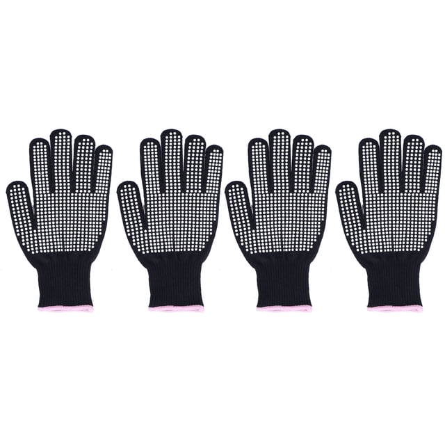 Guantes para horno, 4 guantes resistentes al calor, guantes resistentes al calor, guantes para horno, uso conveniente Jadeshay A