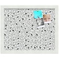 thumbnail image 2 of PinPix 16x13 Custom Cork Bulletin Board Bk Seemless Flower Poster Board Has a Fabric Style Canvas Finish, Framed in Bk Seemless Flower, by ArtToFrames (PinPix-122), 2 of 6