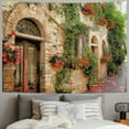 thumbnail image 2 of BCIIG Flowers Windows Door Tapestry Wall Hanging Unique Style for Home Wall Decor Art Living Room Bedroom Apartment Farmhouse Dorm 50x40inch, 2 of 6