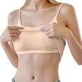 thumbnail image 2 of Dorinao Summer Solid Color Women's Vest Suspender Simple and Exquisite Design, Beige, S, 2 of 7