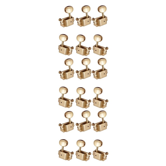 Clavija de afinación de guitarra electrónica Injueey 3piezas Oro