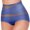 Blue, variant on Womens Underwear High Waist Hip Lift Crossband Strench Underwear Lightweight Breathable Shapewear