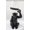 Black, variant on Monkey Table Lamp, Sculptural Resin Desk Lamp with Top Hat, 13.8 Inch Bedside Night Light, Novelty Decor for Living Room