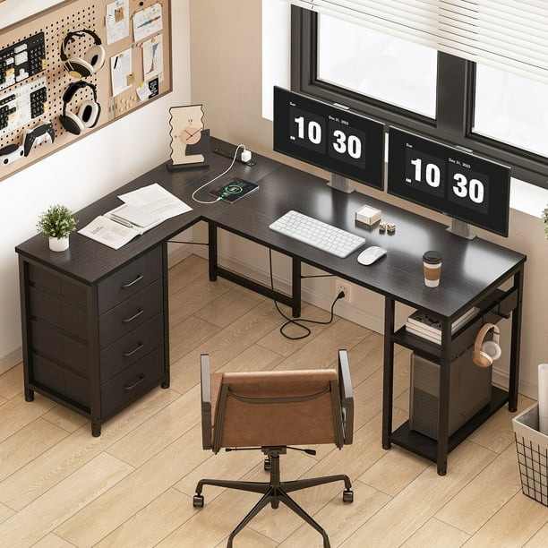 Simple l shaped desk hotsell