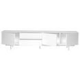 thumbnail image 4 of HomeRoots 370442 Crisp Lacquer Media TV Stand, High Gloss White, 4 of 5