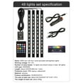 thumbnail image 4 of Car Interior Atmosphere Light Decorative Colored LED Light Strip, 4 of 7