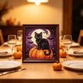 thumbnail image 6 of Halloween Diamond Art Painting 3D Pearl Finished Canvas Cat Wall Decor, Handmade Crystal Bead Artwork Ready-to-Display for Home Office Halloween Gift by OVFUIZ, 6 of 9