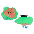 thumbnail image 5 of Suodoka Glowing Silicone Lotus Flower Aquarium Decoration for Fish Tank, Artificial Floating Water Plant Decor Ornament, Green, 4.7 inches / 12 cm, 5 of 9