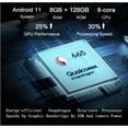 thumbnail image 4 of ZWNAV 14.4 Inch Qualcomm Android 11 Car Radio for Ford Mustang 2015-2020 Stereo Upgrade Tesla Style Dash IPS Touch Screen Android Auto GPS Navigation Head Unit Audio Multimedia Player, 4 of 11