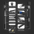 thumbnail image 4 of Lámpara de bolsillo recargable USB para médicos con luz blanca y cálida - Incluye escala de pupila y 2 unidades (negro y plateado), 4 of 6