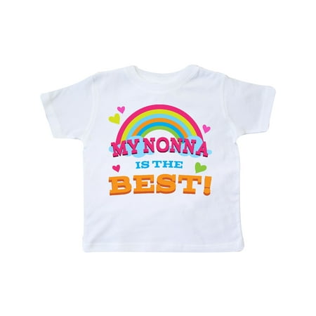 

Inktastic My Nonna is the Best Gift Toddler Toddler Girl T-Shirt