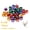 Open 6.0, variant on Aluminum Split Bird Leg Bands 10 Pack, Open Bird Foot Rings for Pigeons Parrots Finches, Engraved Identification Tags, Assorted Colors, Training & Tracking