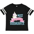 thumbnail image 3 of Inktastic Most Magical Goddaughter Cute Unicorn Girls Toddler T-Shirt, 3 of 5