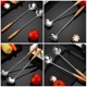 thumbnail image 4 of 2Pcs Household Cooking Spoon Stainless Steel Oil Filter Spoon Long Soup Spoon Kitchen Accessory, 4 of 4
