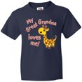 thumbnail image 3 of Inktastic My Great Grandma Loves Me- Cute Giraffe Youth T-Shirt, 3 of 5