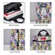 thumbnail image 3 of Disketp Llamas Colorful Mochila Ligera e Impermeable, Mochila de Día Resistente para Viajes, Senderismo y Uso Diario para Hombre y Mujer, 3 of 7