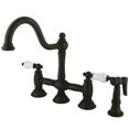 thumbnail image 1 of 8 in. Deck Mount Kitchen Faucet with Brass Sprayer, 1 of 1