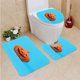 thumbnail image 1 of Juego de alfombras de baño ABPHQTO Calabaza de Halloween 3 piezas Cont-CHAPPLE-19261, 1 of 2