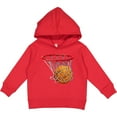 thumbnail image 2 of Inktastic Basketball Swish Toddler Hoodie, 2 of 4