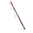 thumbnail image 2 of Pluggable Bitter Bamboo Flute Dizi Traditional Handmade Chinese Musical Woodwind Instrument Key of D Study Level Professional Performance, 2 of 5