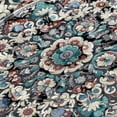 thumbnail image 4 of Ambesonne Oriental Floral Table Runner & Placemats, Mandala Trippy Aura, Placemat 4 pcs + Runner 12"x90", Dark Lavender Ruby Teal, 4 of 4