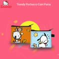 thumbnail image 2 of Monedero de poliéster Sanrio Pochacco para niños, Tarjetero con estampado de dibujos animados con cremallera, bolsa de almacenamiento Simple, se vende como pasteles calientes, nuevo, 2 of 4