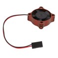 thumbnail image 4 of Ventilador De Refrigeración Del Motor, Estable, Duradero, Ventilador RC De 30 Mm, Peso Ligero De Plástico De Aleación De Aluminio Para 1/10 1/12 1/8 YLSHRF Rojo, 4 of 8