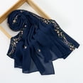 thumbnail image 2 of MEICHEN Embroidered Chiffon Scarf for Women Summer Lightweight Thin Shawl Wrap Womens Fashion Accessories Beach Scarf, 2 of 8