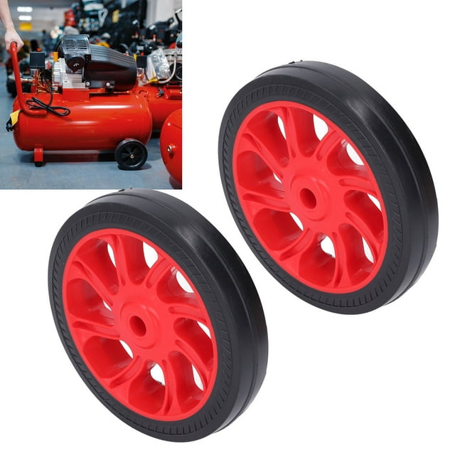 Air Compressor Wheels, 2Pcs 6in Air Compressor Wheels for Industrial Use