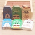 thumbnail image 4 of ZPAQI 100x/Set Christmas Gift Tags Cute Print Hanging Tag Labels DIY Kraft Paper Tags, 4 of 21