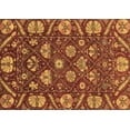 thumbnail image 1 of Ahgly Company Indoor Rectangle Abstract Brown Modern Area Rugs, 8' x 12', 1 of 4