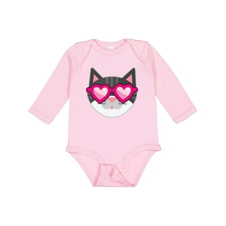 

Inktastic Tabby Cat Lover for Girls Gift Baby Girl Long Sleeve Bodysuit