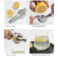thumbnail image 6 of Stainless Steel Lemon Squeezer with Heavy Duty Solid Metal Bowl, Large Manual Citrus Press & Lime Juicer, Non-slip Grip & Dishwasher Safe for Easy Cleaning, Ideal for Home Bars, Restaurants, 6 of 9