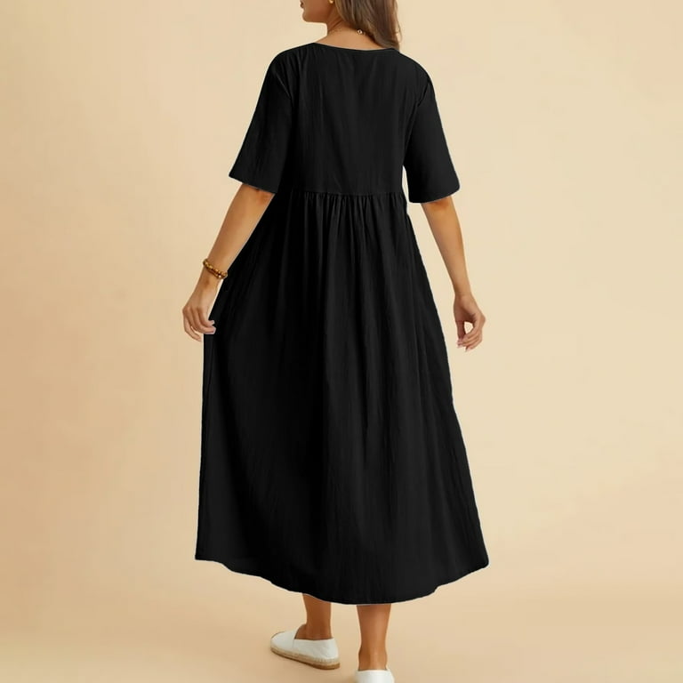 cotton black dress TOTEME Sleeveless Cotton Dress main image 1