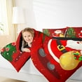 thumbnail image 4 of jejeloiu Santa Claus Bedding Comforter Set,Marry Christmas Tree Twin Comforter Sets,Happy New Year Gifts Bedding Set For Kids,Super Cozy Room Decoration Reversible,2pcs, 4 of 8