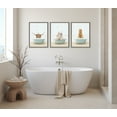 thumbnail image 6 of Kate and Laurel Sylvie Highland Cow and Duckling in Little Fish Bath Framed Canvas Wall Art by Amy Peterson Art Studio, 18x24 Gray, Cute Animal Bathtub Art for Wall, 6 of 6