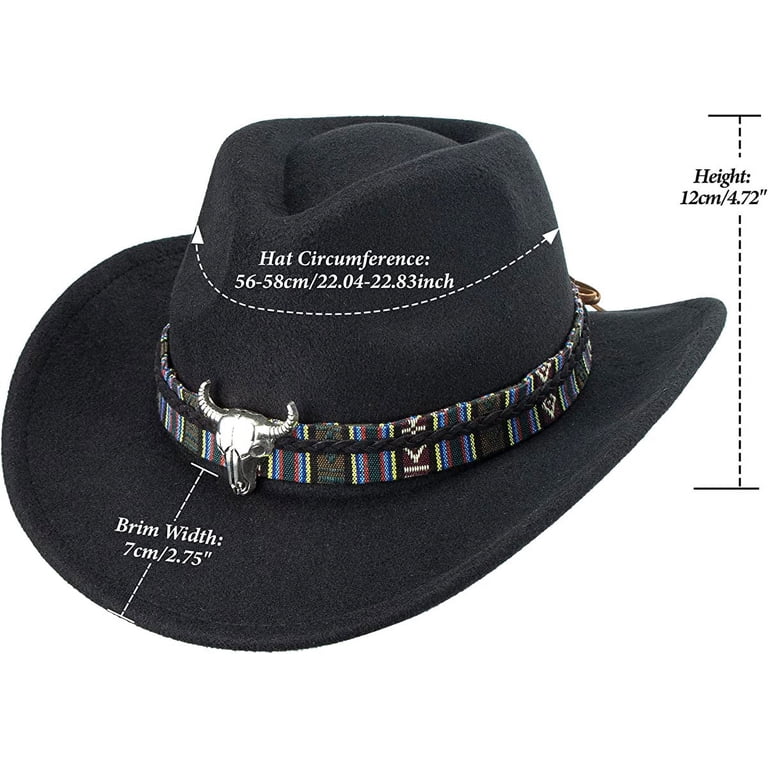 Classic Womens Western Cowboy Cowgirl Hats with Wide Belt  display picture 1