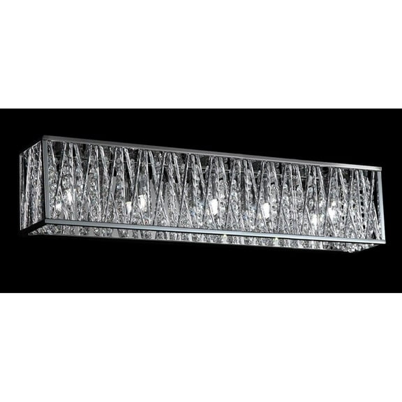 5 Light Vanity Light in Metropolitan Style 26.75 inches Wide By 5.5 inches High Bailey Street Home 372-Bel-1177061