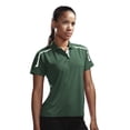 thumbnail image 1 of Tri-Mountain Performance Lady Titan 171 Polyester UC Knit Polo Shirt, Small, Forest Green/White, 1 of 2
