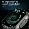 thumbnail image 4 of Smart Watch with Earbuds, 2.01 Inch HD Touch Screen, BT Smartwatch for Man Women, Music and Calls, Various Sports Modes, Weather Forecast, Smart Alarm, Magnetic Charging, 4 of 7