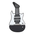 thumbnail image 1 of Memoria USB con forma de guitarra en miniatura de dibujos animados, memoria USB portátil de 64 GB, 1 of 14