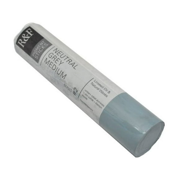 R&F Handmade Paints 222B Oil Pigment Stick 188ml Neutral Grey Medium