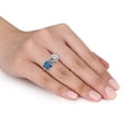 thumbnail image 6 of Everly Women's Topaz Sterling Silver Ring, 6 of 8