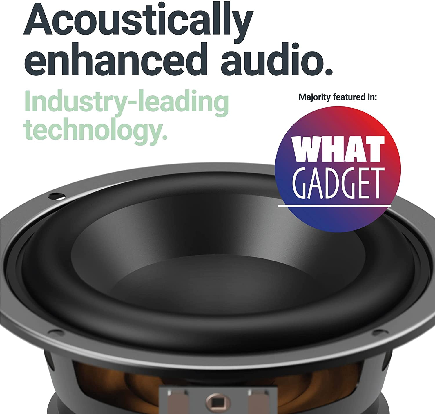 Majority D40 Active Bookshelf Speakers, Bluetooth & RCA, Powered HiFi Stereo Sound